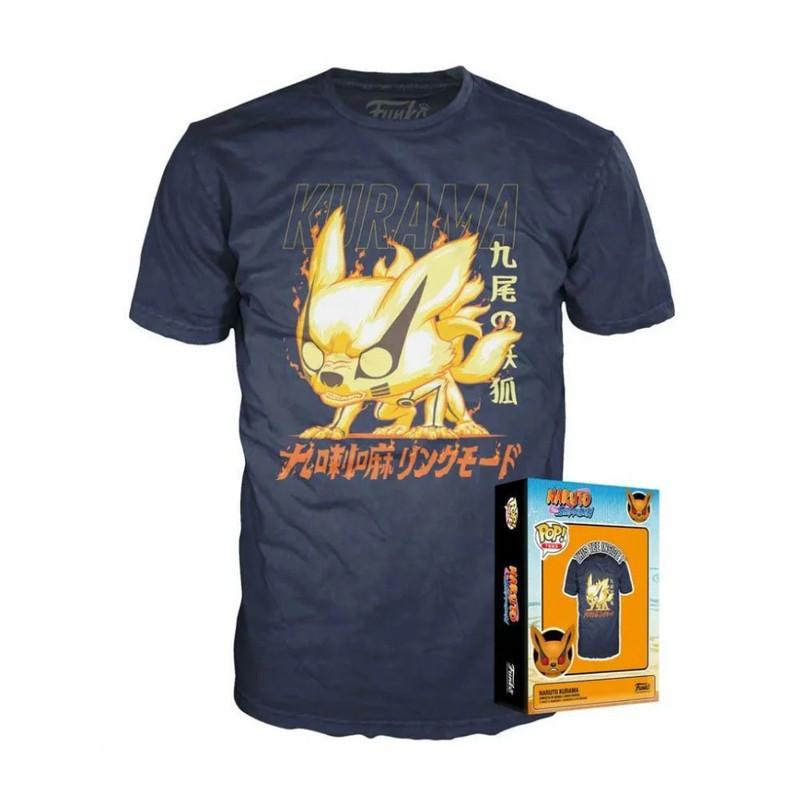 Funko Boxed Tee: Naruto - Kurama - تي شيرت - Size:Medium